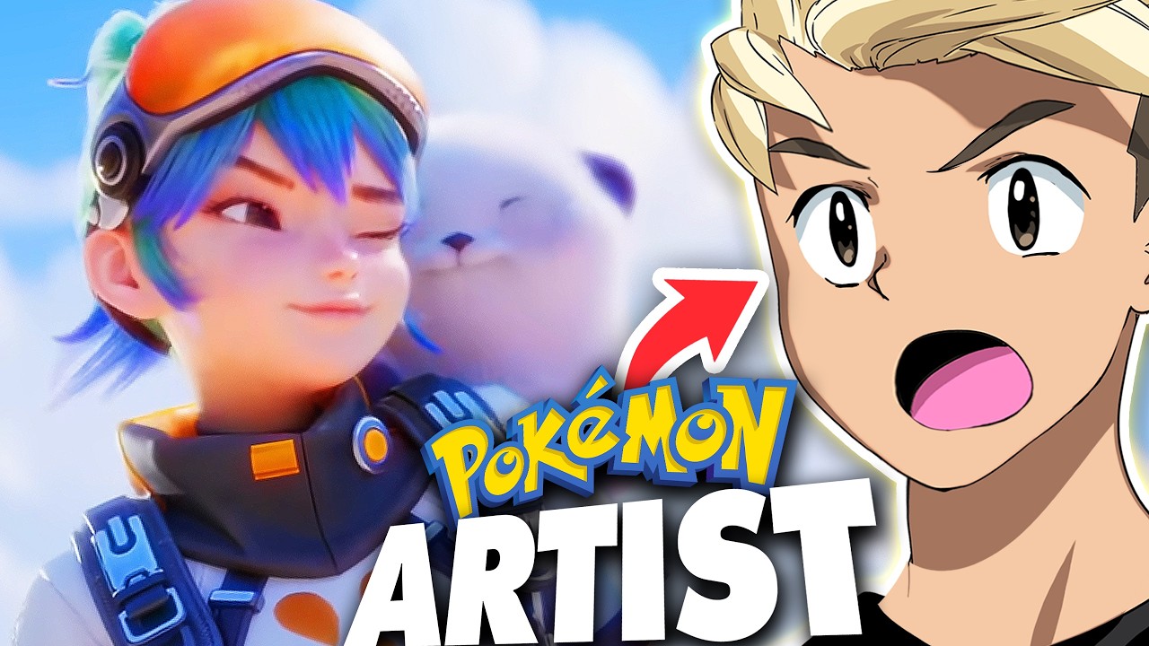 Pok&eacute;mon-художник впервые смотрит Aniimo