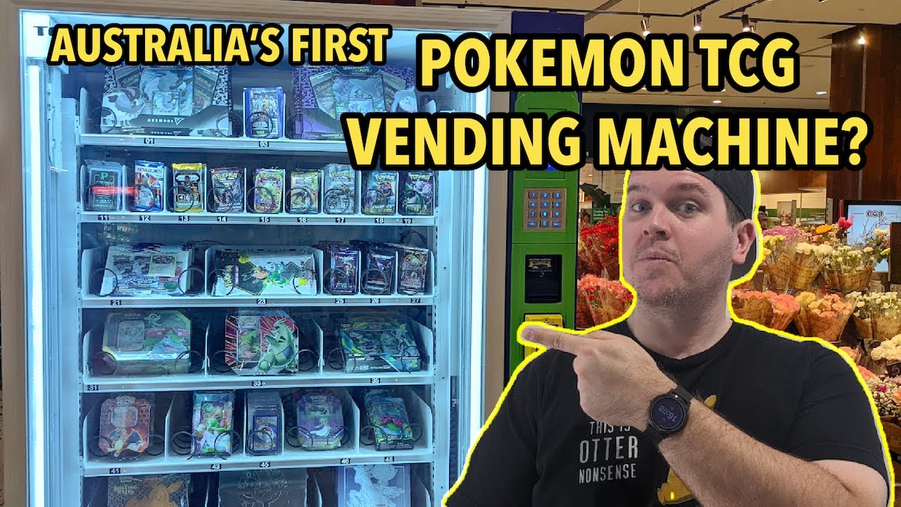 I Found a Pokémon Card Vending Machine in Australia! (opening)
