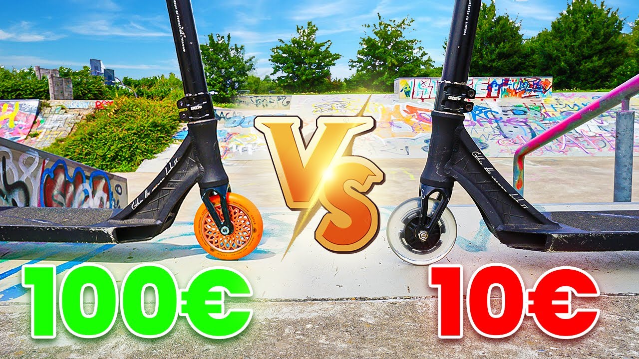 100€ VS 10€ Stunt Scooter Wheels!