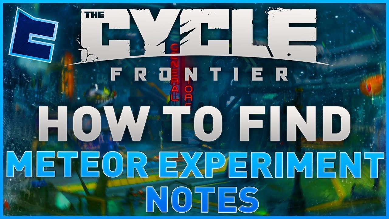 HOW TO FIND THE METEOR EXPERIMENT NOTES - Project Fireball Part 3 (The Cycle: Frontier)