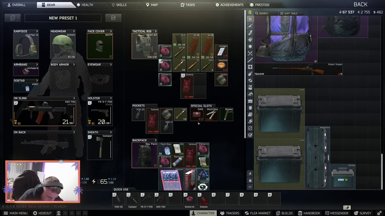 Escape From Tarkov &Scaron;iandien būsim 4 PRESTIGE