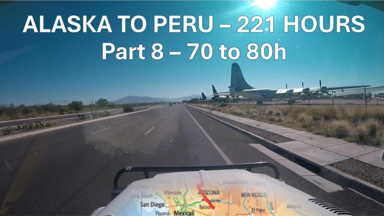 [10 Hours] PAN AMERICAN HIGHWAY - Alaska to Lima - Part 8 - 70h to 80h of 221h