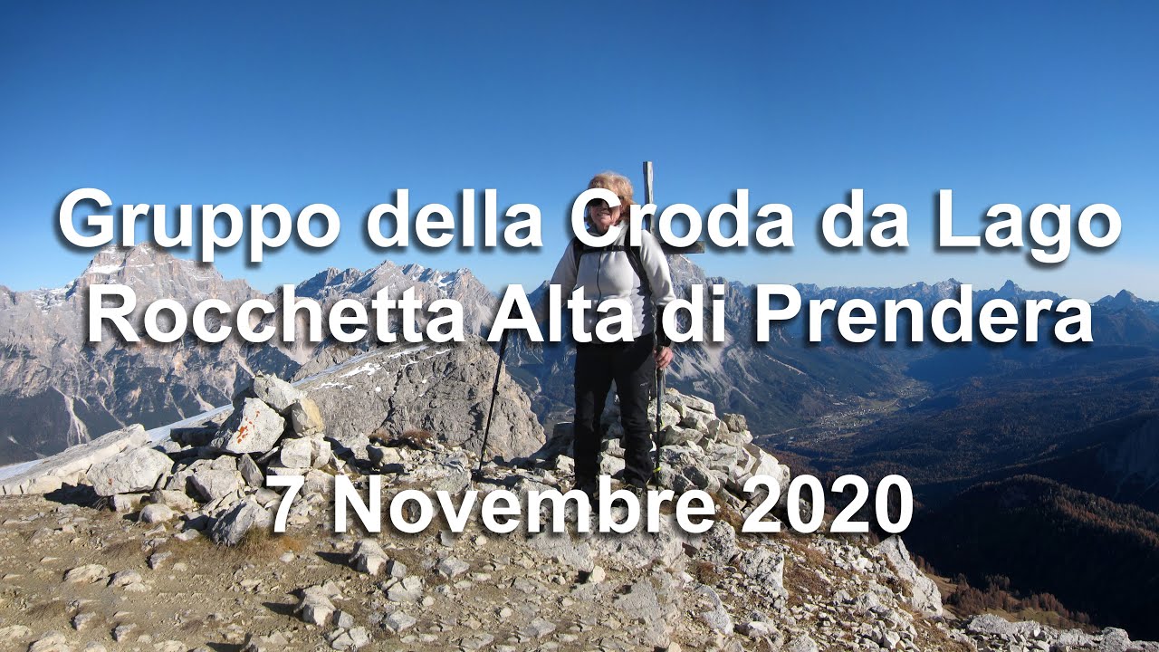 Gruppo Croda da Lago - Rocchetta Alta di Prendera - 7 Novembre 2020 - Escursionismo
