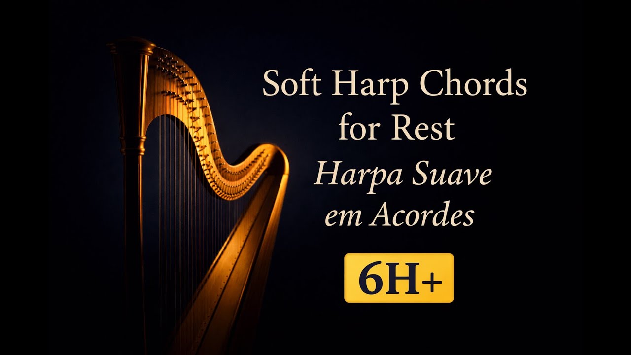 Soft Harp Chords for Rest | Harpa Suave em Acordes | 6H+
