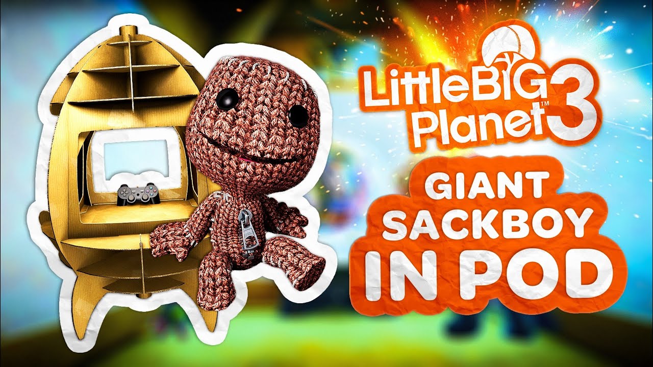 LittleBigPlanet 3 Giant Sackboy in Pod Glitch!