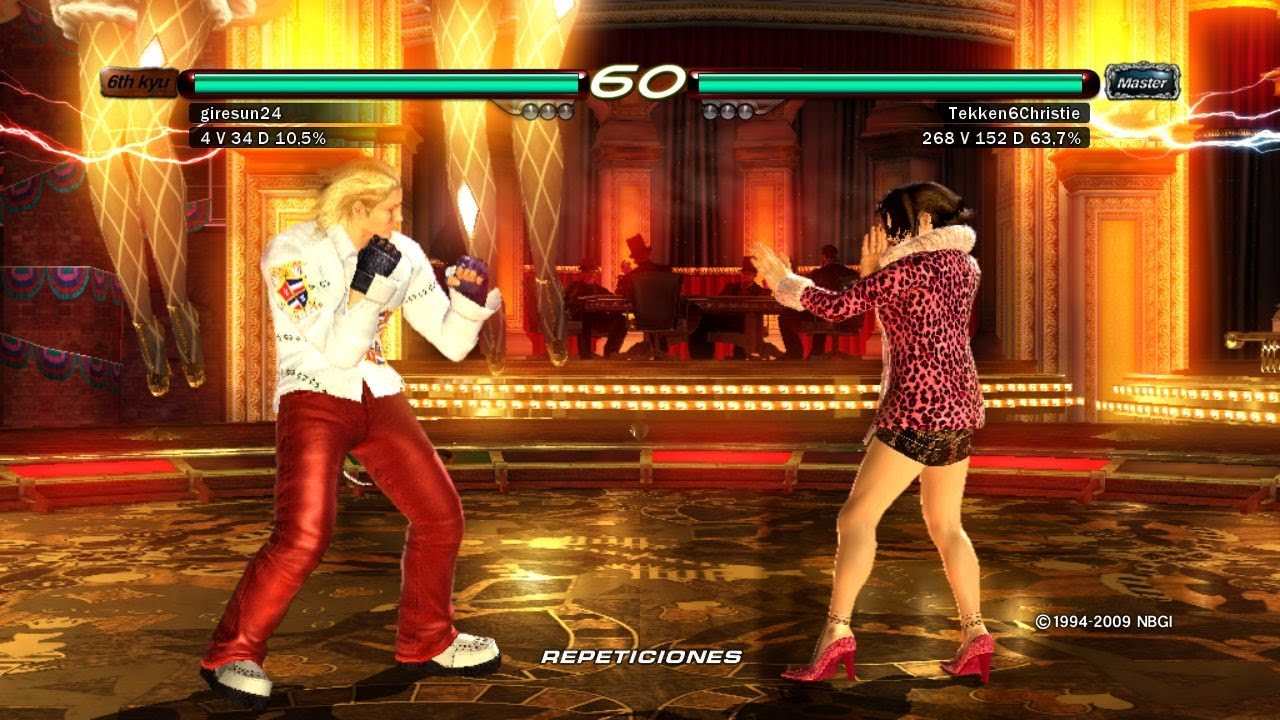 Steve vs Anna - Tekken 6 ( Uchiha x24 ) Gameplay Online  PS3
