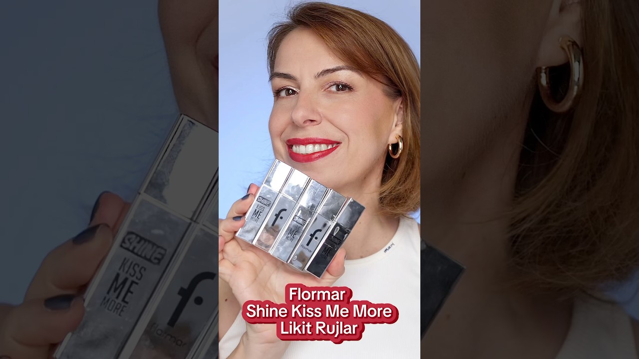Flormar Shine Kiss Me More Rujları Deniyorum #makyaj #ruj