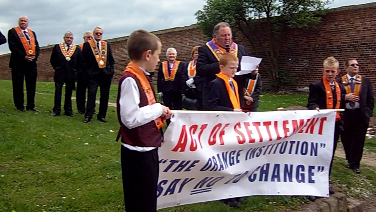 Act of Settlement Rally Part 1 | Ron Bather | Orange Order | Liverpool 2010