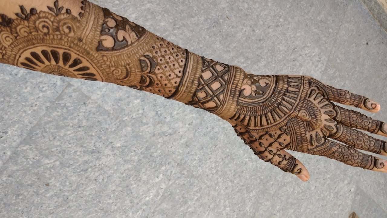 Full back hand mehandi design ❤️# heenaart #mehandidesign # bridal mehendi designs 