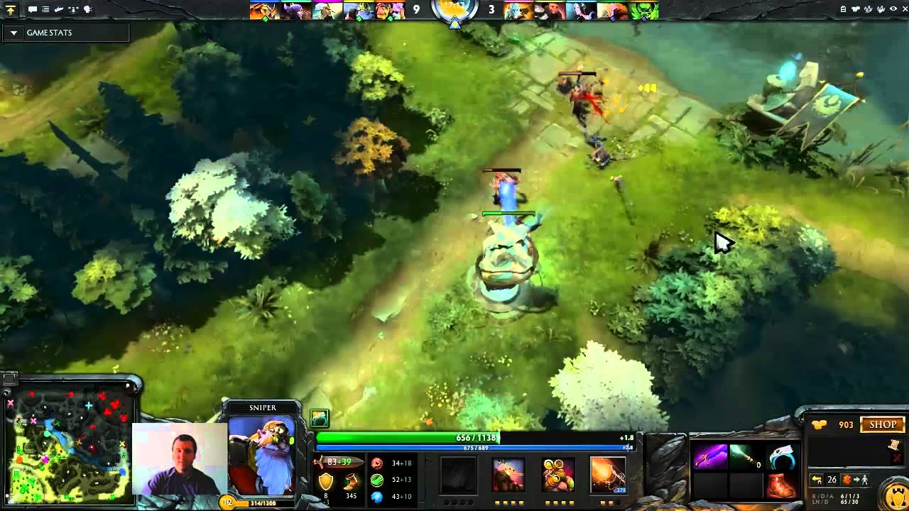 DotA 2 - Sniper - English Commentary