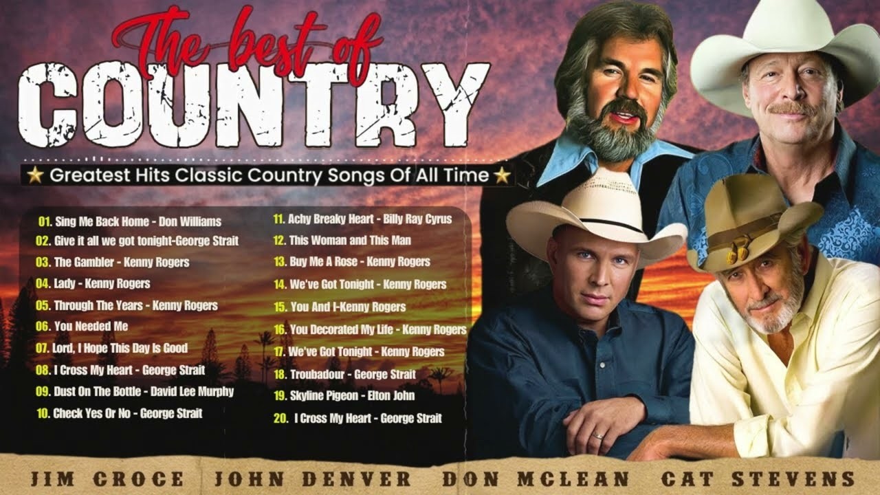Best Classic Country Songs Of All Time ⭐ Don Williams, Alan Jackson, Willie Nelson, George Strait