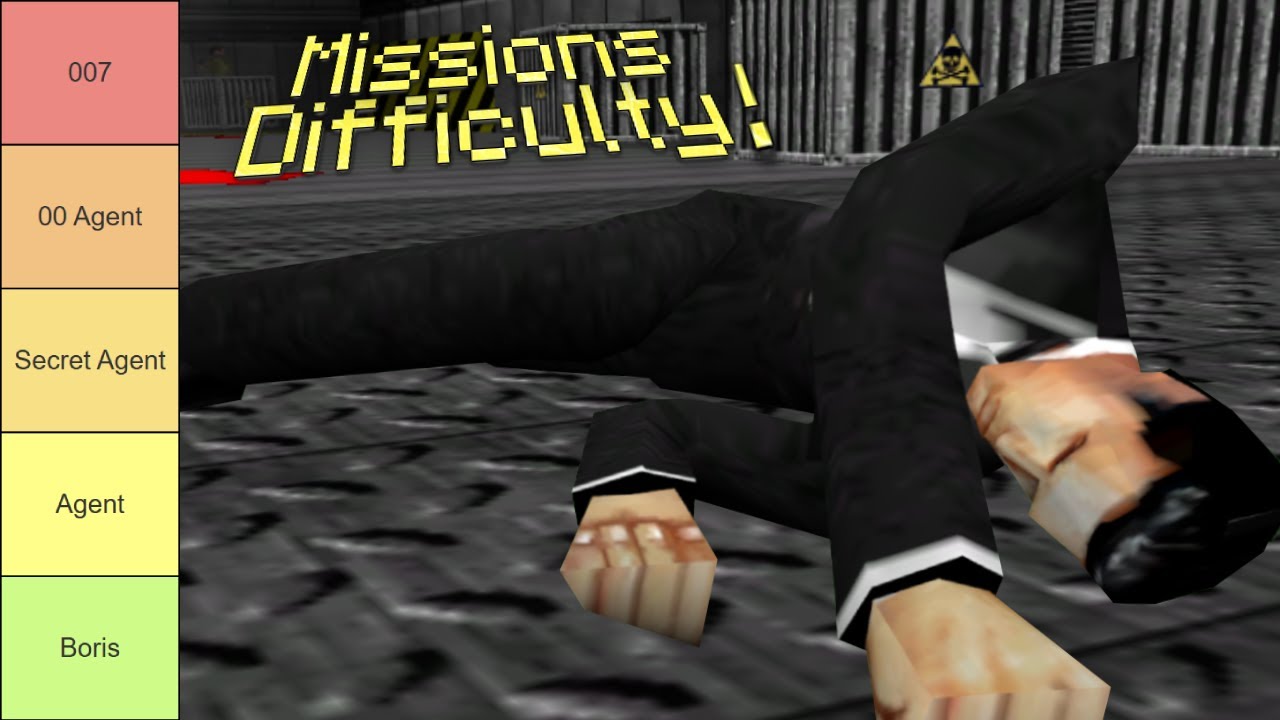Рейтинг всех миссий в GoldenEye 007 по сложности