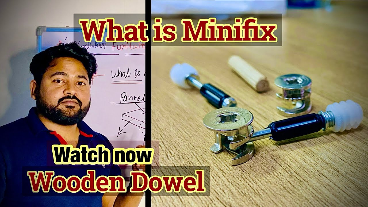 What is Minifix and Wooden Dowel  #minifix #dowel #joinery