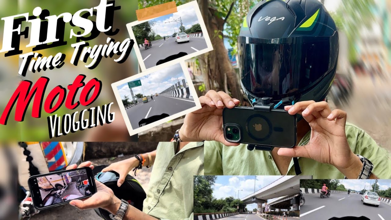 Most Affordable i Phone Moto Vlogging Setup | Mobile Motovlog Setup