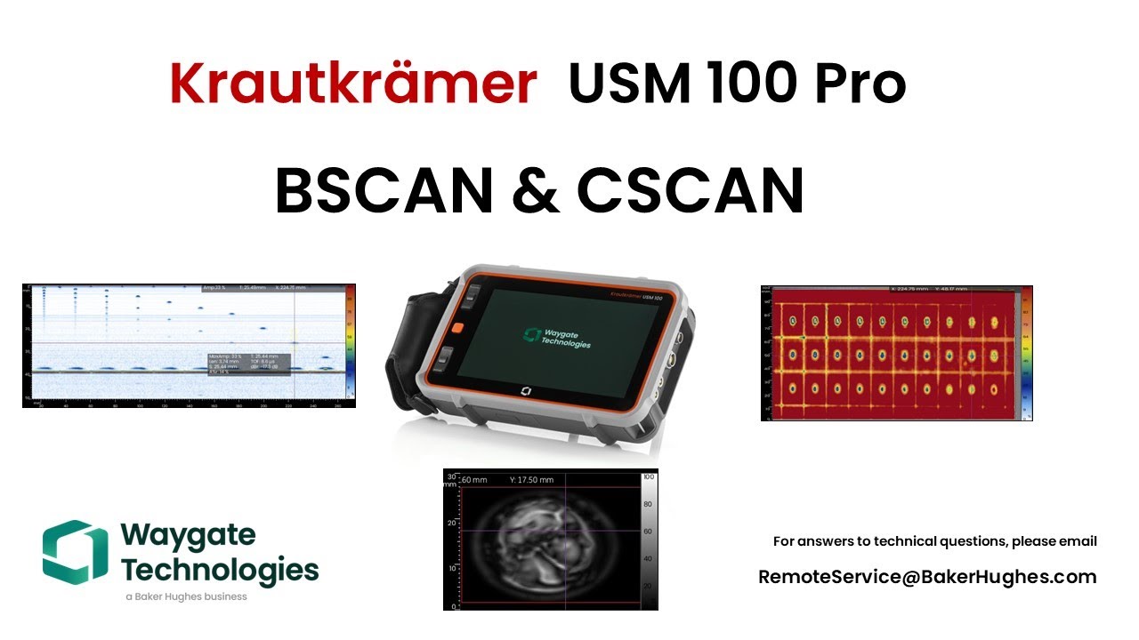 USM100 B&CSCAN Encoded With Immersion Tank