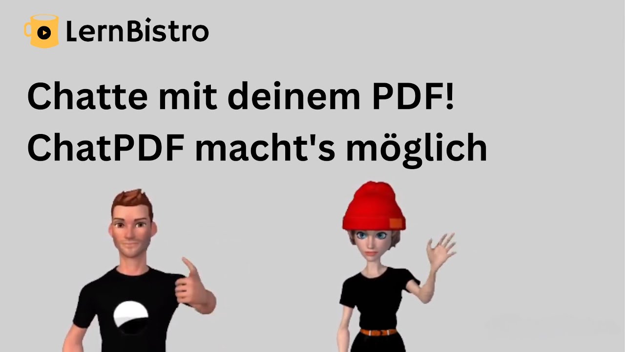 CHATTE MIT DEINEM PDF! ChatPDF macht's möglich