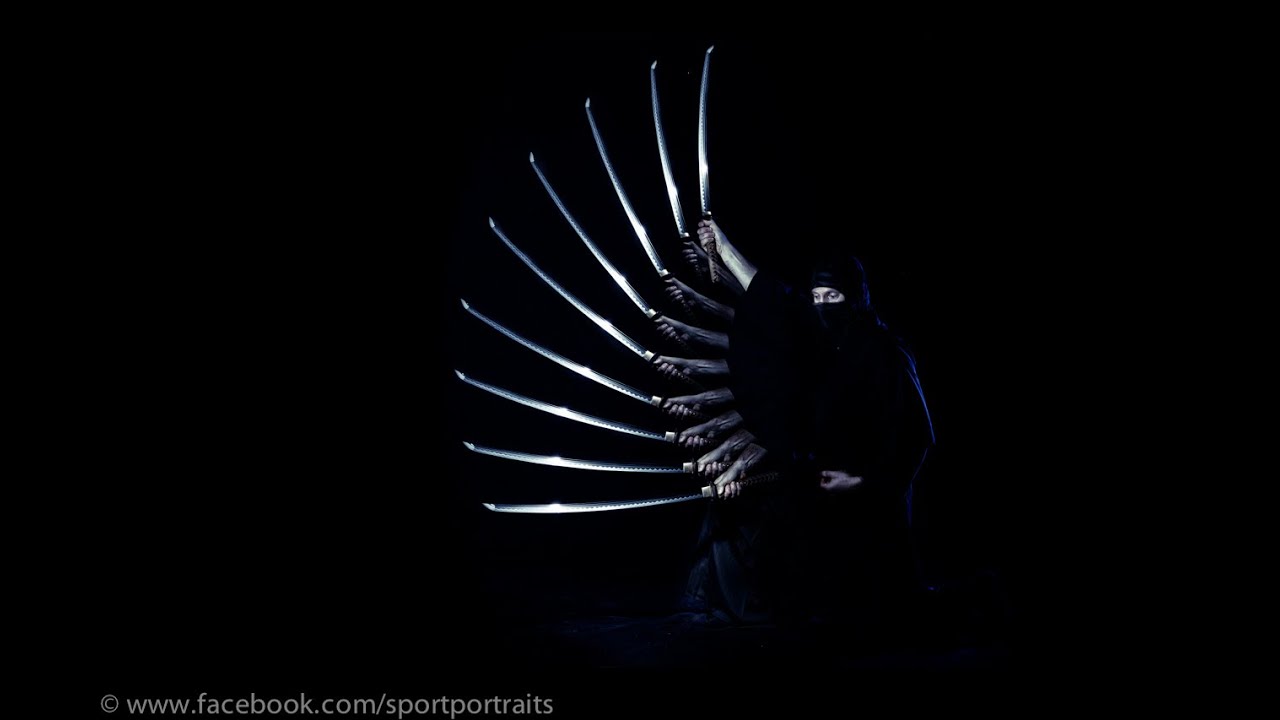 Stroboskop-Blitz Samurai Fotografie Behind the Scenes