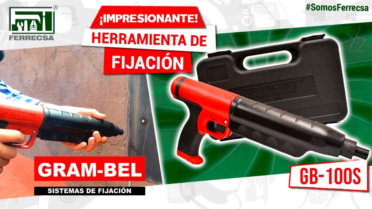 INCREÍBLE Herramienta de Fijación💥GB-100S GRAM-BEL (SILENCIADA)🔥 (DEMOSTRACIÓN)