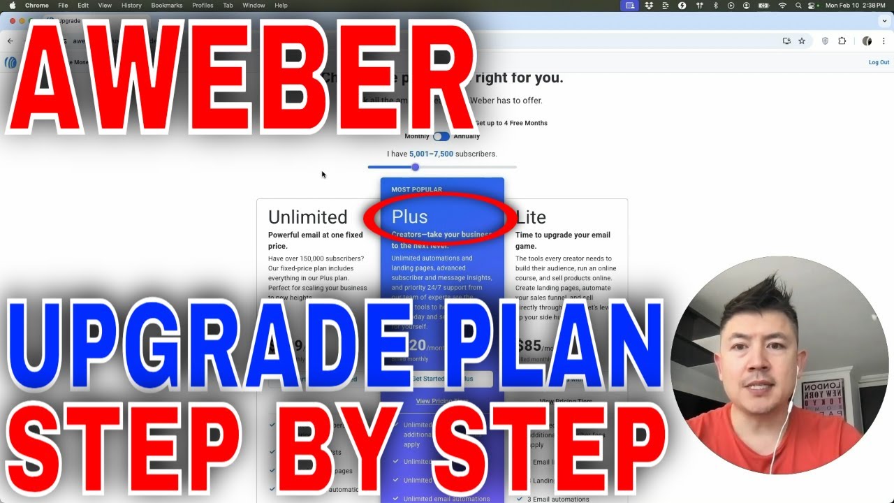 ✅  How To Upgrade AWeber Free Plan🔴