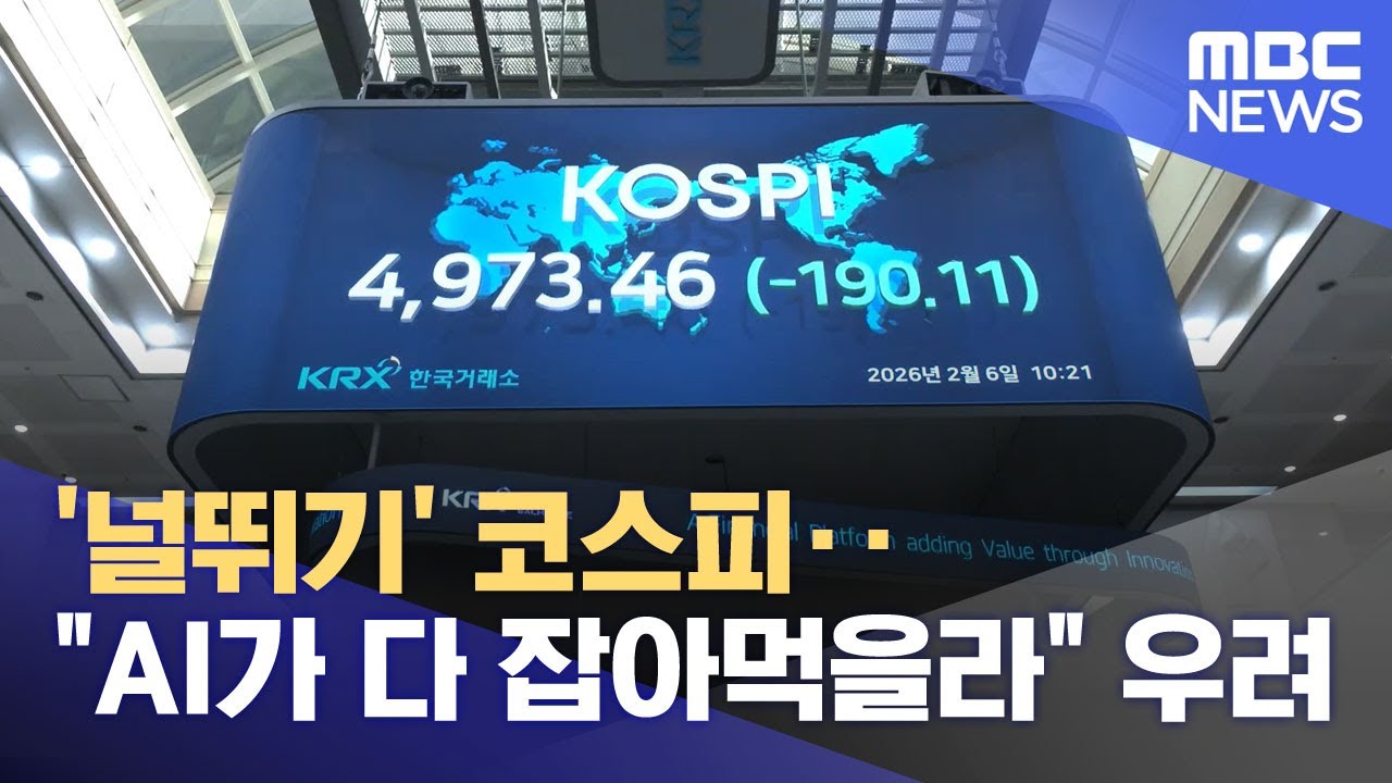 '널뛰기' 코스피‥