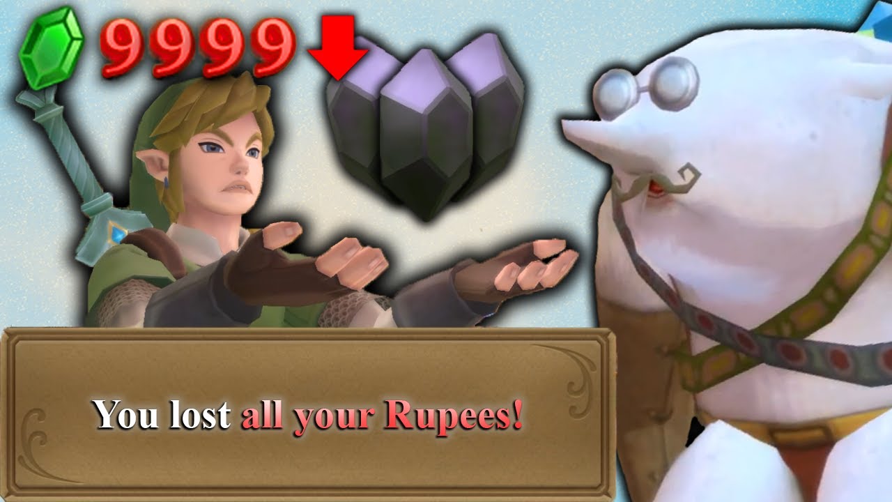 The WORST Way to Farm Rupees In Skyward Sword HD