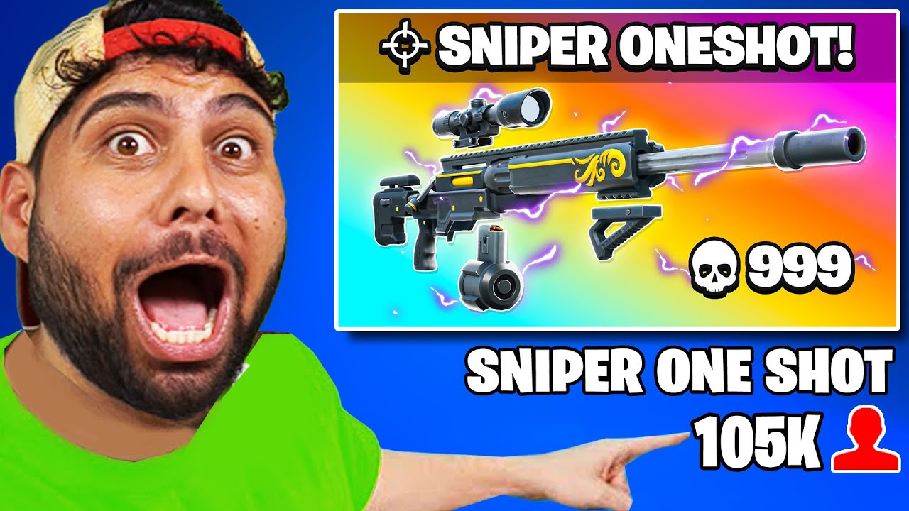 SNIPER ONE SHOT KILL CHALLENGE in Fortnite!