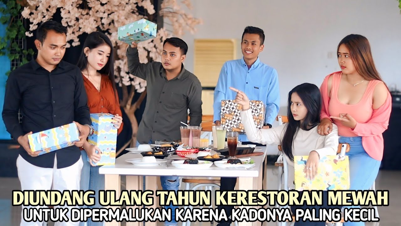 DIUNDANG ACARA ULANG TAHUN KE RESTORAN MEWAH HANYA UNTUK DIPERMALUKAN KARENA BAWA KADO PALING KECIL