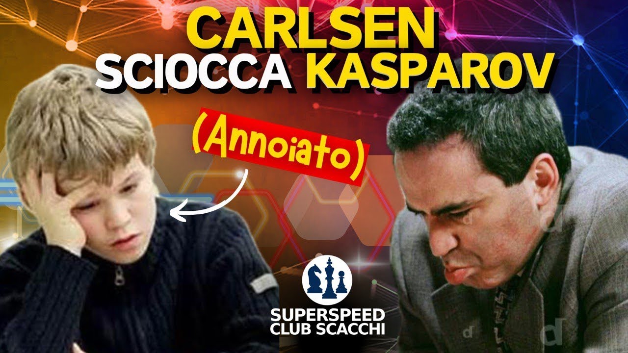 Carlsen a 13 Anni Sciocca Kasparov con una Trappola Micidiale