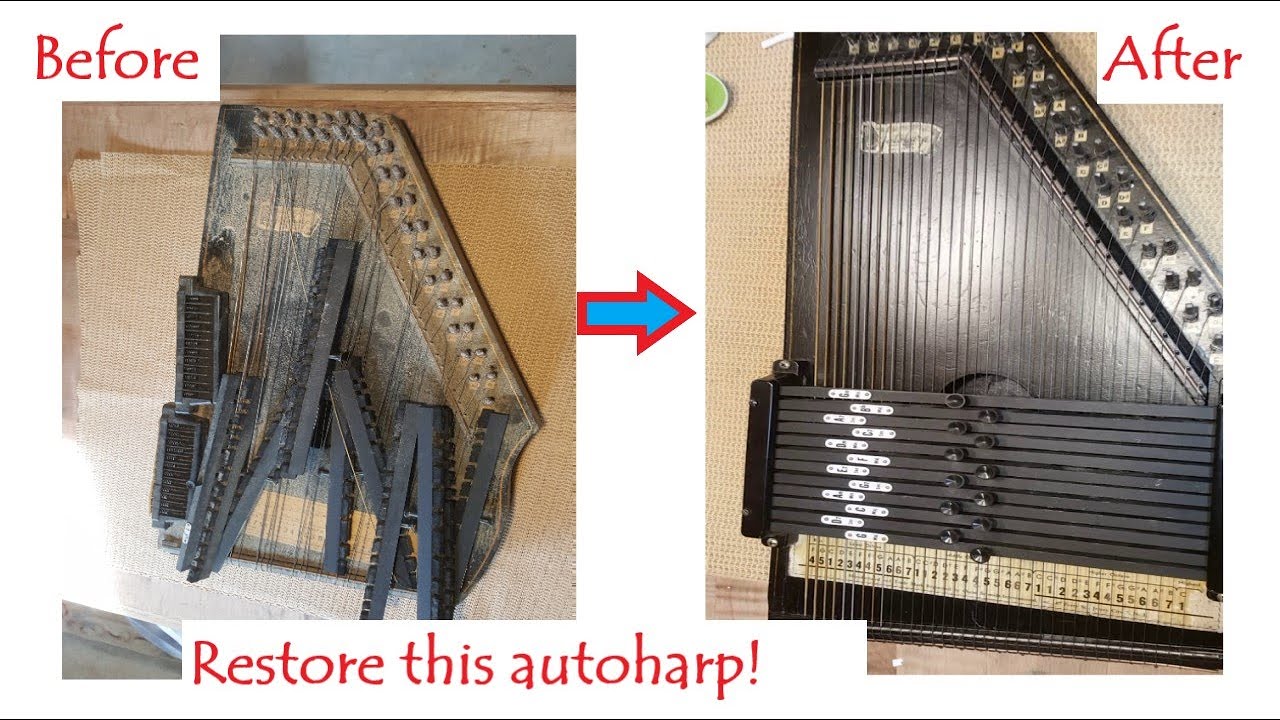 Restoring a 1940's autoharp