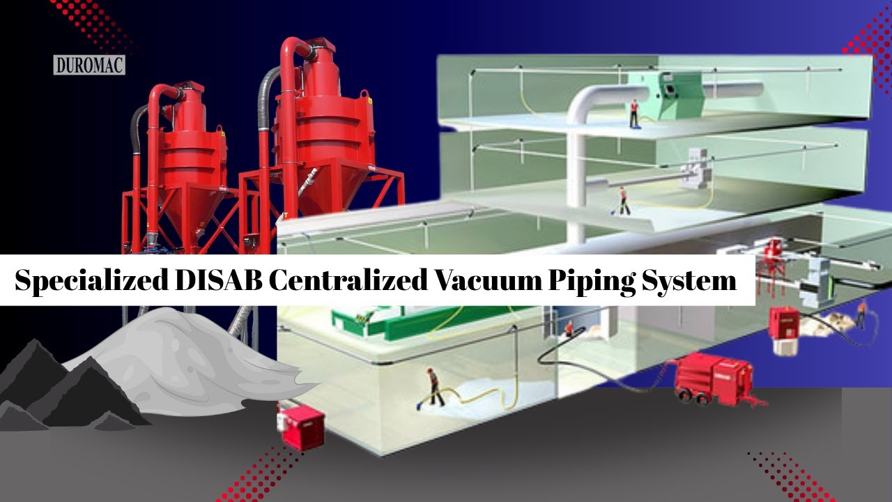 Specialized DISAB Centralized Vacuum Piping System