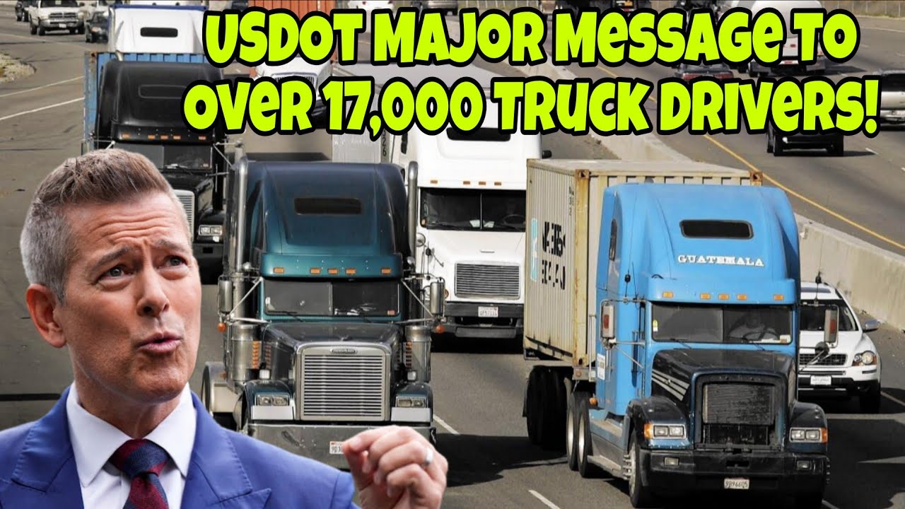 Major Message To 17,000 Truck Drivers! Gavin Newsom Is Lying To All Truck Drivers In California 