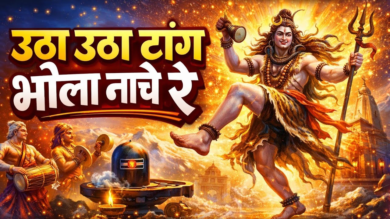 उठा उठा टांग भोला नाचे रे 🔱 | Shiv Tandav Bhajan | Latest DJ Bhajan 2026 | Mahadev Dance Song