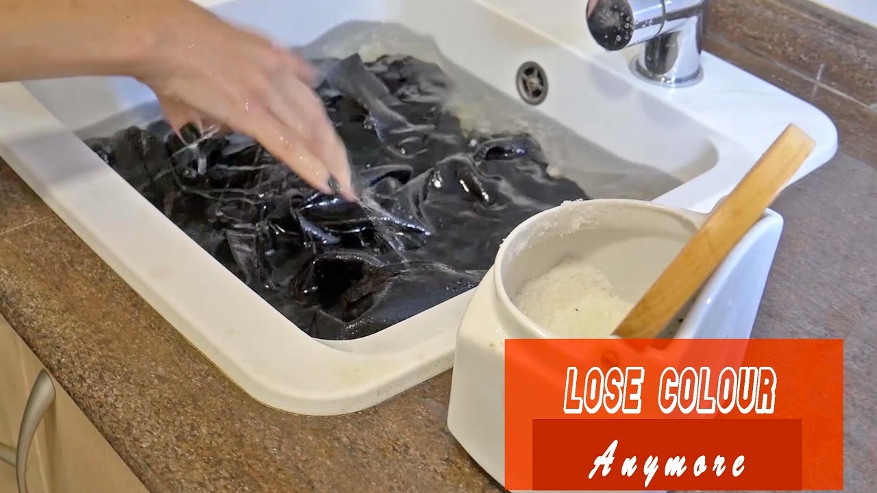 HOW TO MAKE YOUR CLOTHES STOP FADING: no more discolour/lose colour
