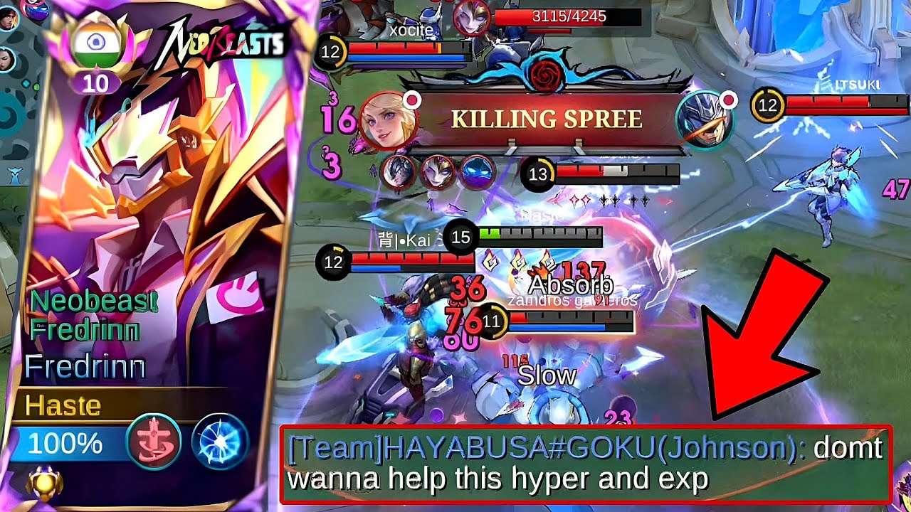 Когда Фредрин показал им, кому нужна помощь! Разрушение 1 против 5