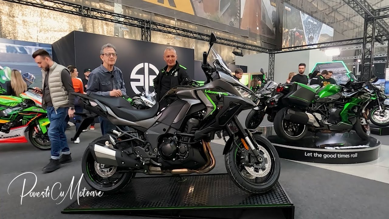 Kawasaki Versys 1100 în standul de la EXPO MOTO al importatorului United Motors