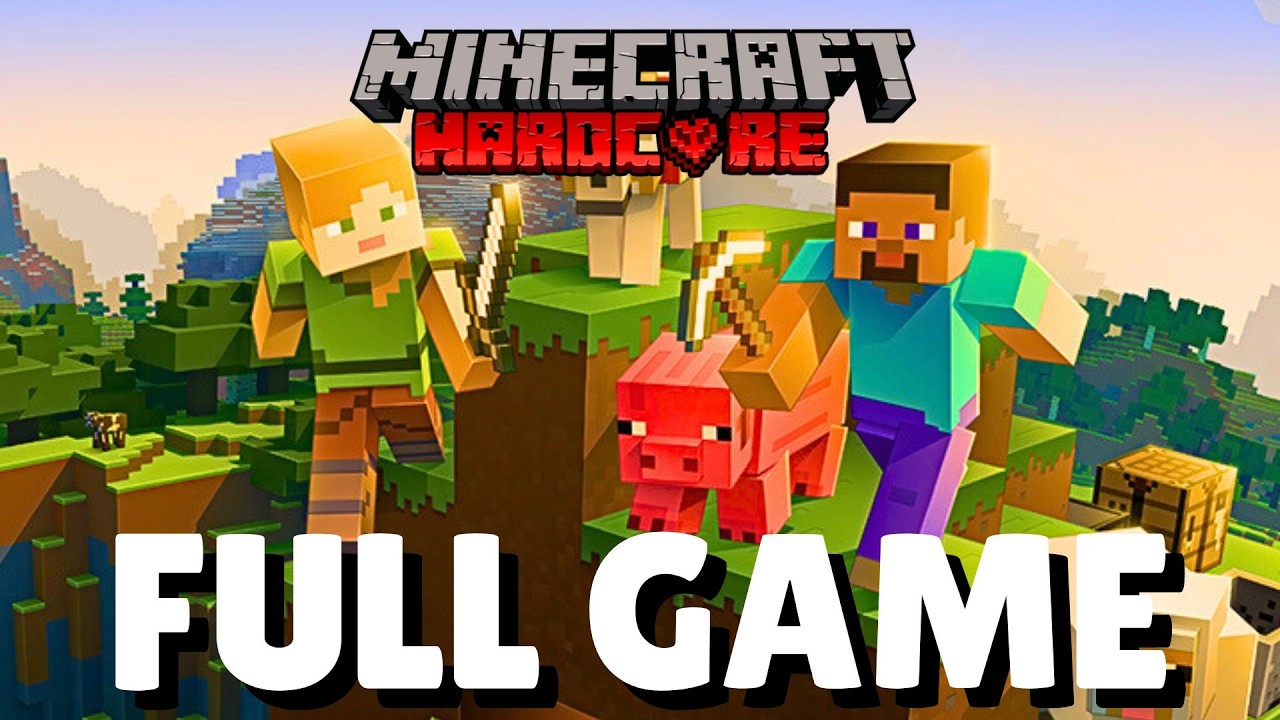 Minecraft Hardcore Full Game Walkthrough (No Commentary) Java Edition | 1.21.10