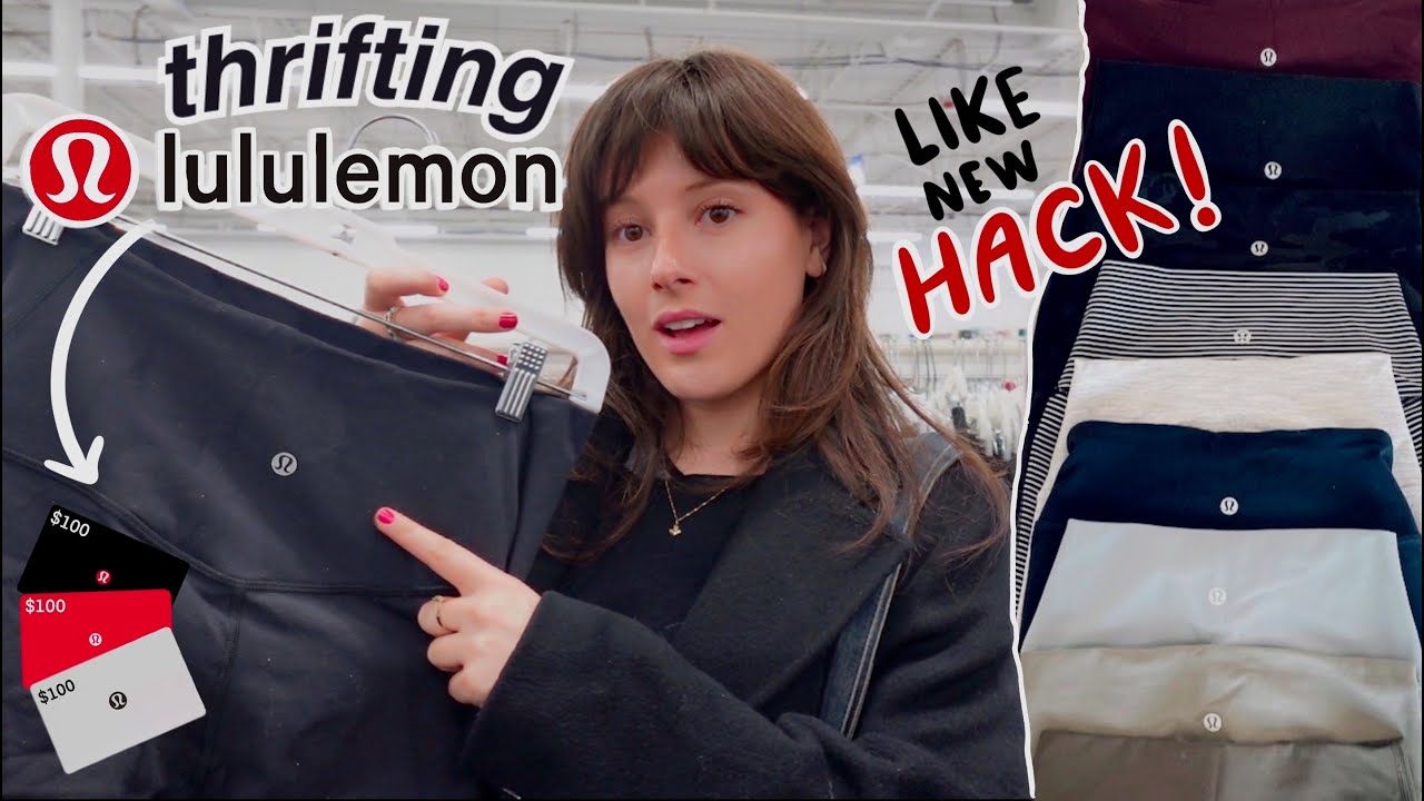 Lululemon Thrifting HACK (to get BRAND NEW clothes)