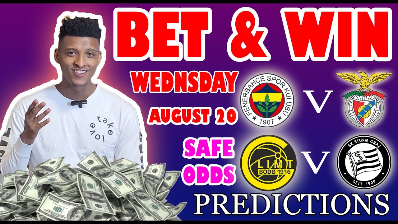 Football Prediction Today 20-08-2025 |  Betting tips Today  | Safe Investments