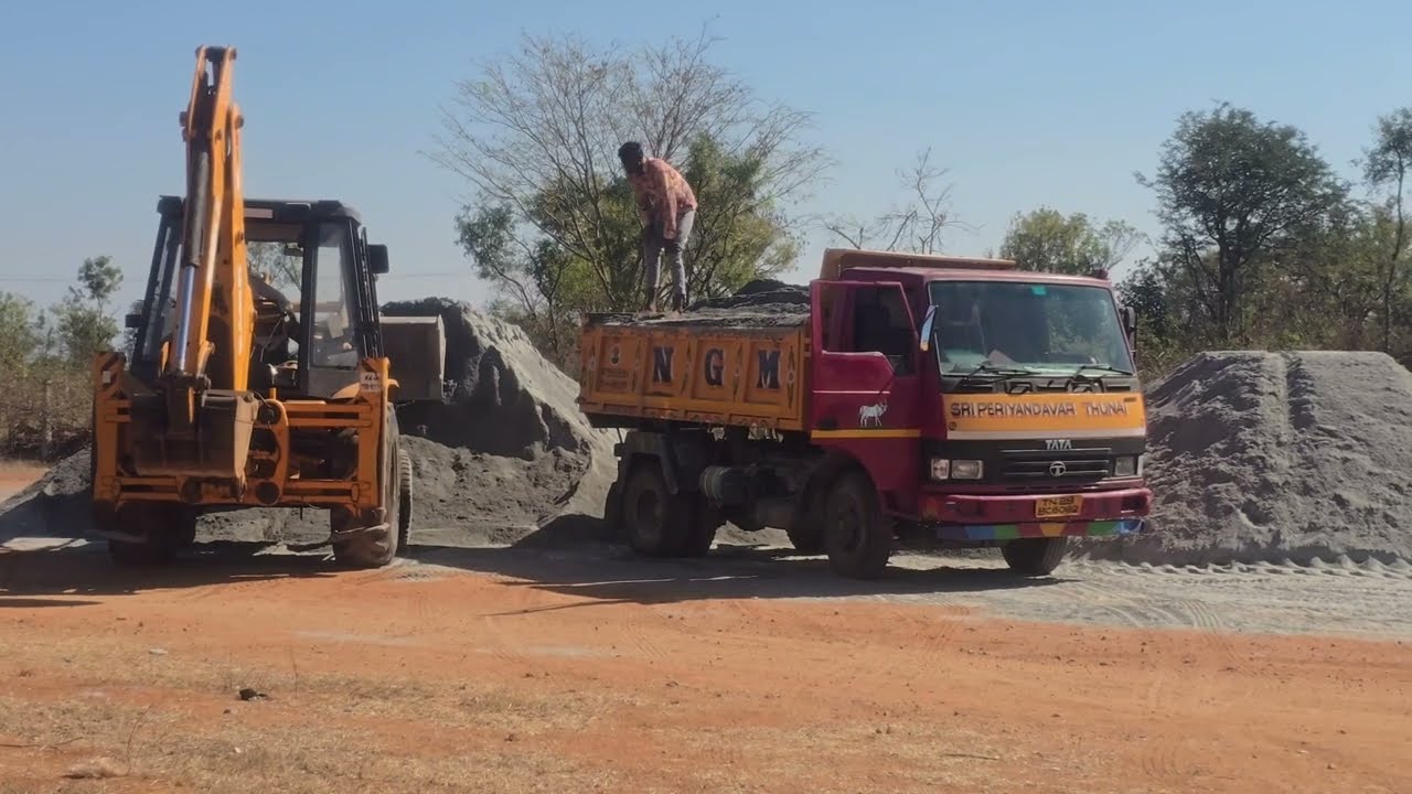 M sand 4hrs later|problem road issue|Tipper vlogs 105
