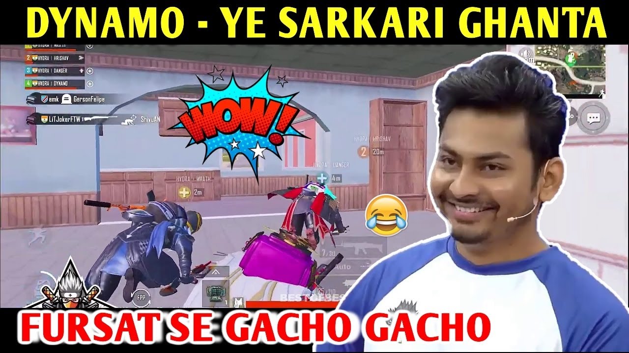 DYNAMO - DANGER SARKARI GHANTA | PUBG MOBILE | BEST OF BEST