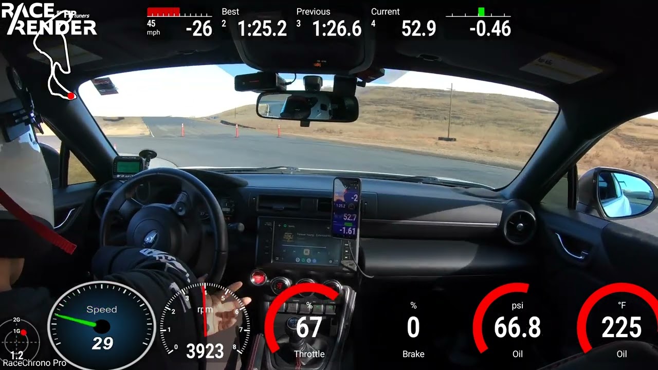 2022 BRZ- Thunderhill West - Verus Oil Pan Test 1'23.7