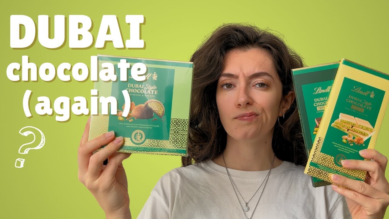 giving in to the hype AGAIN - reviewing Dubai chocolate (NEW Lindt Dubai style)