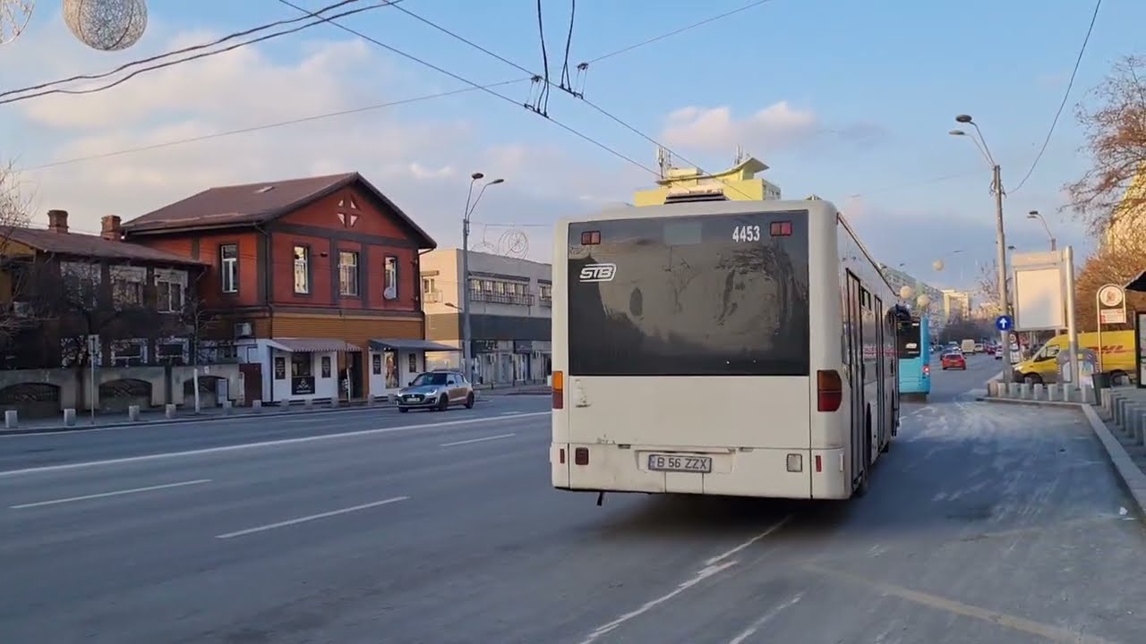 Ianuarie 2022 | Calatorie cu Mercedes-Benz Citaro C1 E3 #4453 | Linia 312