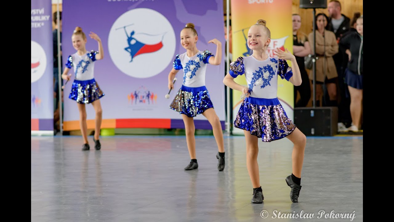 Mažoretky SK PROVO Brno - baton cadet mini 2023