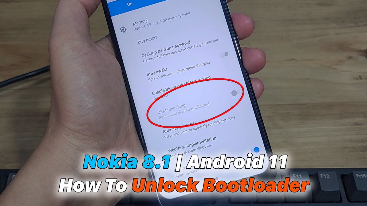 How To Unlock Bootloader Nokia 8.1 | Android 11