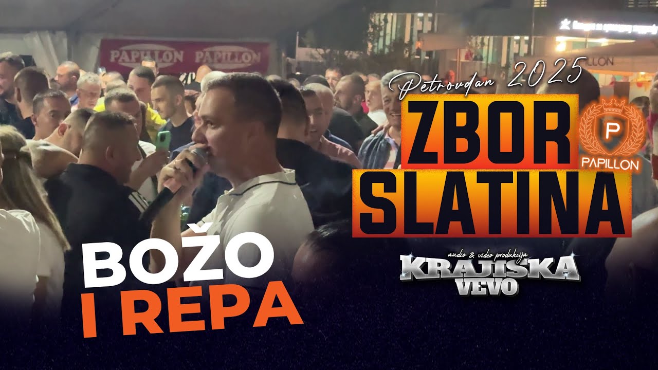 Božo i Repa - Ja sam braćo Podgrmečko dijete, Sto kvadrata (Extra Miks | Uživo) - Slatina 2025