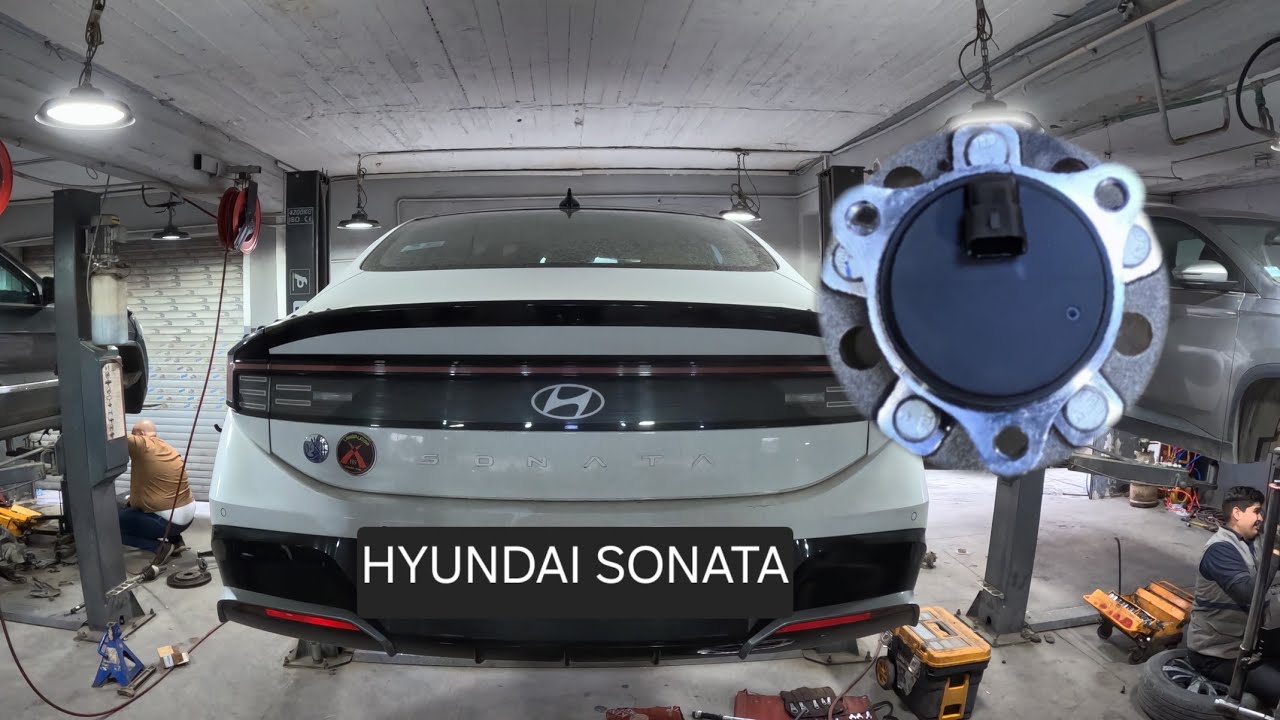 Замена подшипника ступицы заднего колеса ... Hyundai Sonata 2020-настоящее время (моменты затяжки)