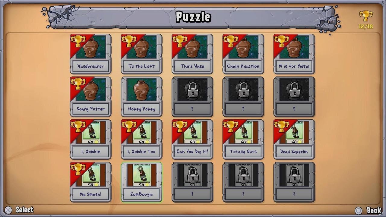 Plants vs. Zombies: Replanted Puzzle ZomBoogie