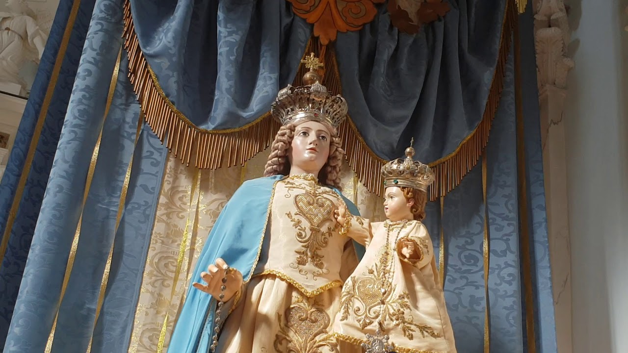 Rombiolo MADONNA DEL ROSARIO festa 2019. Interno chiesa omonima.