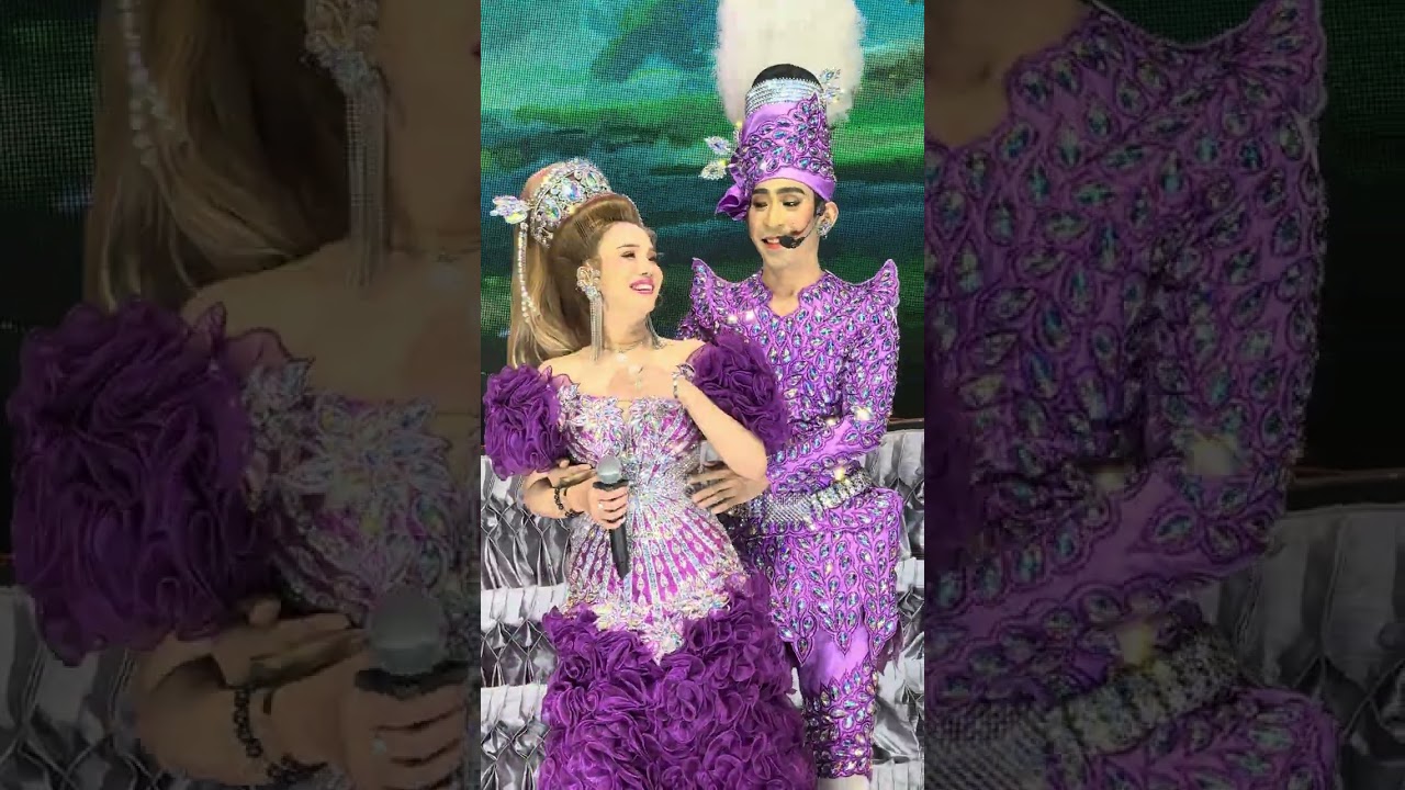 พระเอกวิชาญหลานสมชายเกี้ยวนางเอกจิ้งหรีดขาว #ลิเกกุ้งสุธิราชวิรดาจิ้งหรีดขาววงศ์เทวัญ #ไปดูลิเกกัน 